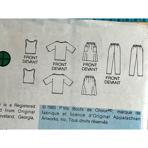 Butterick 3141 pattern cabbage patch kids Doll clothes girl clothes - Picture 4 of 6